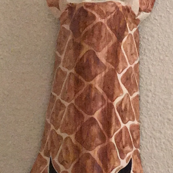 40” Tall Wood Wall Mask Giraffe Deco Safari Sculpture - Picture 5 of 6